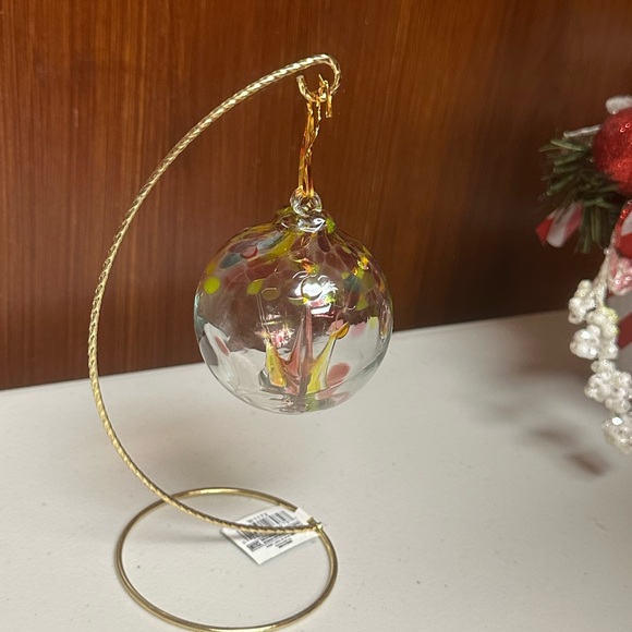 Tree of Gratitude Art Glass Ornament with Stand - Picture 10 of 15